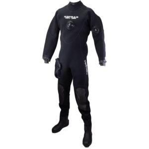 New dry suit in pre-compressed 3,5mm neoprene with back BDM zipper