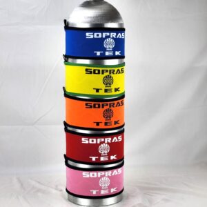 Neoprene hose holders for SM rigging