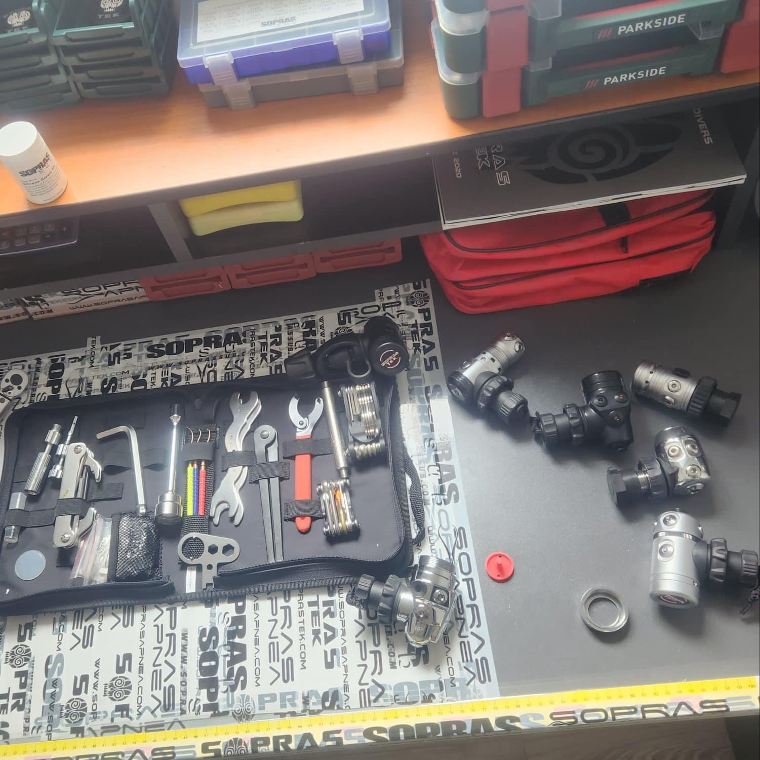 Regulator service – balanced 1st and 2nd stages