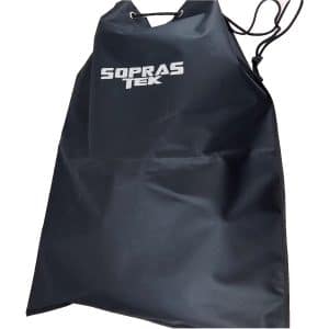 Bag for dry suits with cord