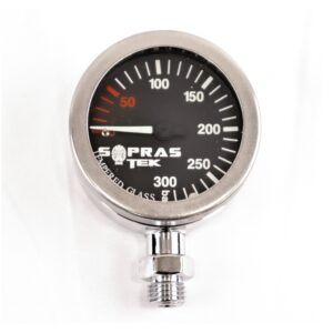 Pressure gauges, compass