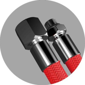 REGULATOR hoses Braided Tek (62-105)