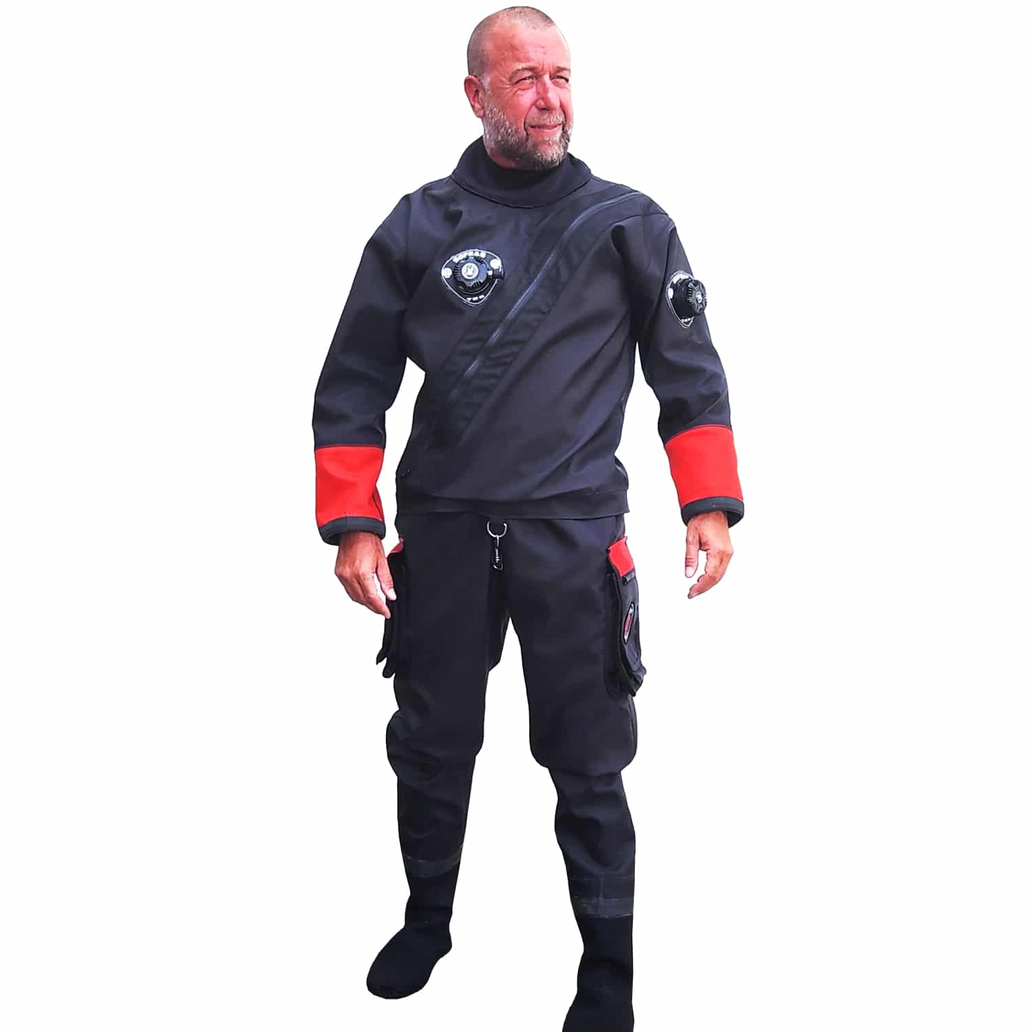 Trilaminate dry suit made to measure