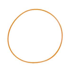 Lock ring for neck ring orange 60173